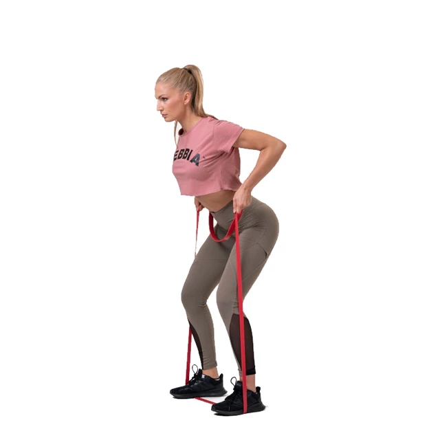 Legginsy damskie z wysokim stanem Nebbia Fit & Smart 572 - Mokka