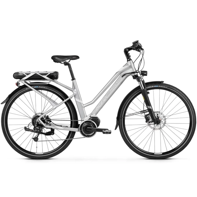 Kross Trans Hybrid 3.0 28" Damen Trekking Elektrofahrrad - Modell 2020 - silber-weiss