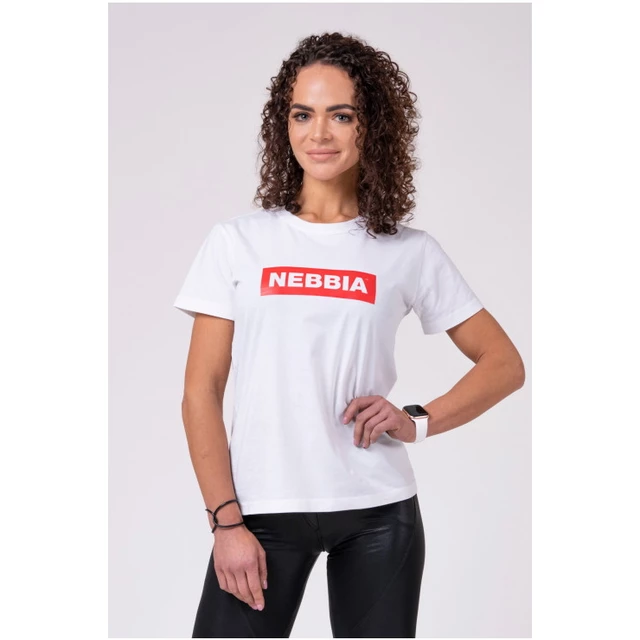 Dámske tričko Nebbia Basic 592 - White