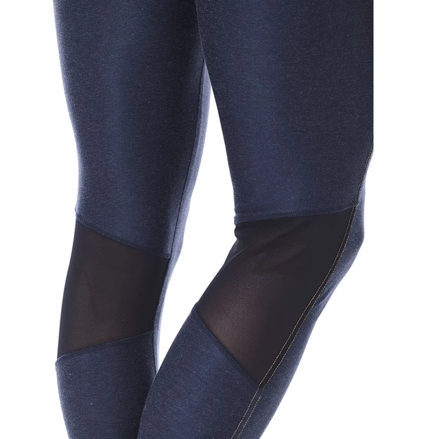 Damskie sportowe legginsy Jobe Discover Denim - Niebieski