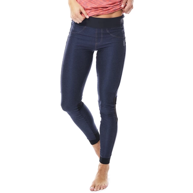 Női leggings Jobe Discover Denim - kék