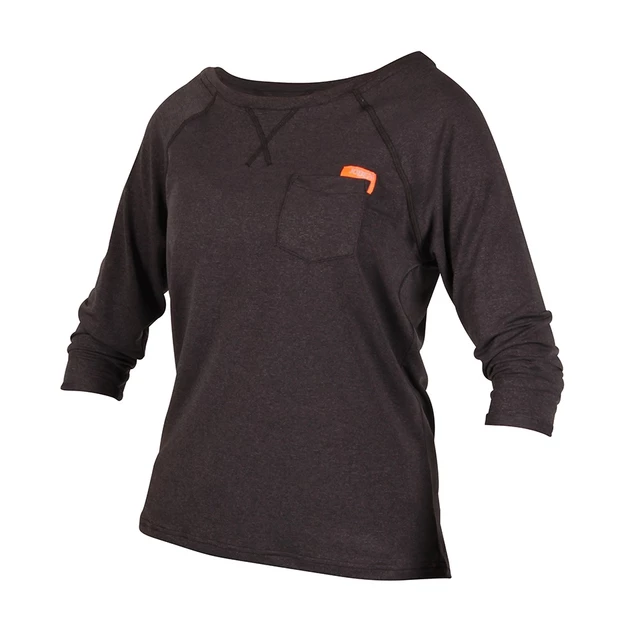 Damska bluzka t-shirt Jobe Loose Fit Grap - Czarny - Czarny