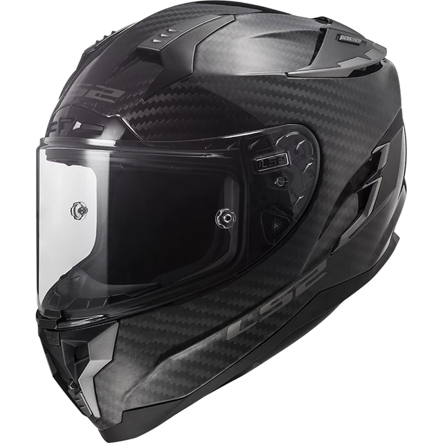 Moto prilba LS2 FF327 Challenger C Carbon Solid - M (57-58) - Black