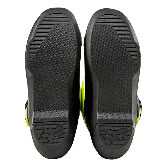 Motokrosové topánky FOX Comp Black Yellow MX22 - čierna/fluo žltá