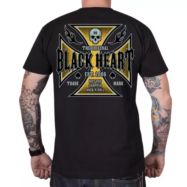T-Shirt BLACK HEART Ruthless - Black