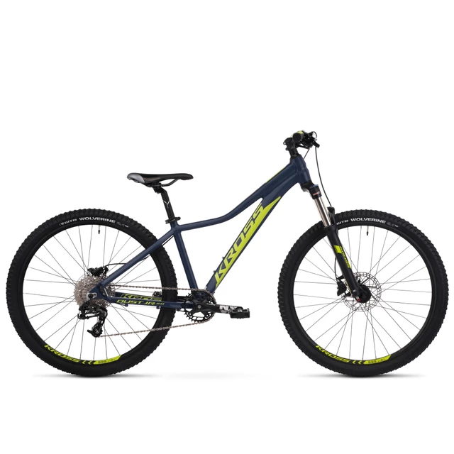 Kross JR 2.0 26" Junioren Fahrrad - Modell 2020 - navy blau/limette - navy blau/limette