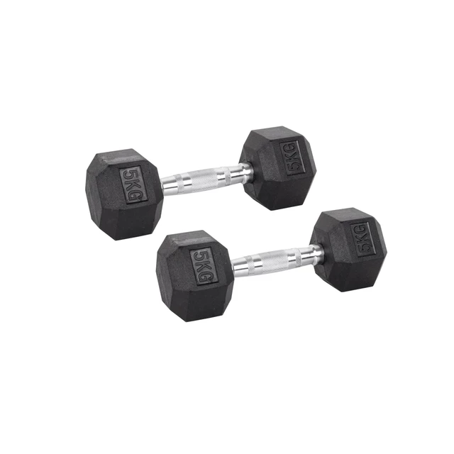 Sada šestihranných činek inSPORTline Hexsteel 2x 3-40 kg