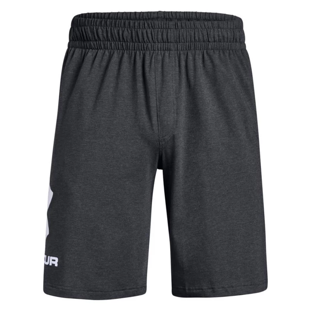 Men’s Shorts Under Armour Sportstyle Cotton Graphic Short - Artillery Green - Charcoal Medium Heather/White