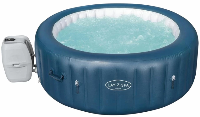 BESTWAY Lay-Z-Spa Milan AirJet Plus felfújható jakuzzi 196 x 71 cm 60029