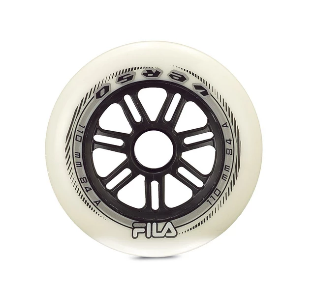 Fila görkorcsolya kerekek 110 mm/84A x 6 kerék, fehér