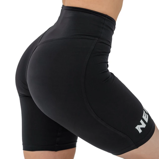 High-Waisted Legging Shorts Nebbia 9” SNATCHED 614 - Black