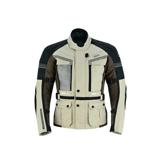 Men’s Touring Motorcycle Jacket BOS Maximum - Sand