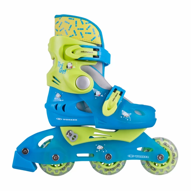 Kinderinliner, WORKER TriGo Skate - blau