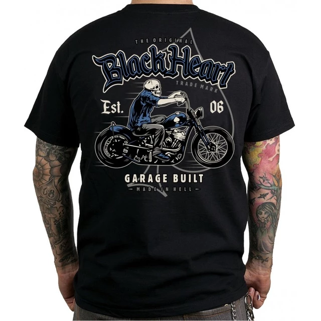 T-Shirt BLACK HEART Outcast - Black