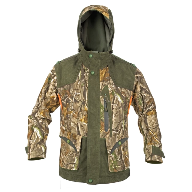 Lovecká bunda Graff 659-B-L - zeleno-hnědá