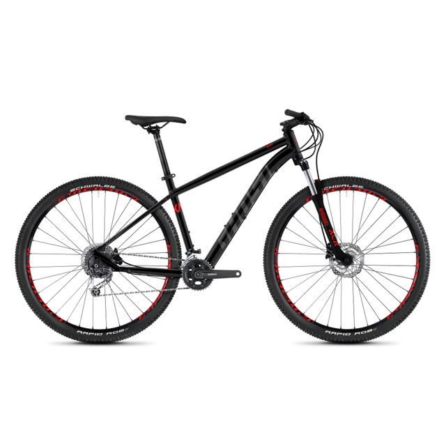 Mountain Bike Ghost Kato 5.9 AL 29” – 2020 - Night Black/Titanium Grey/Riot Red