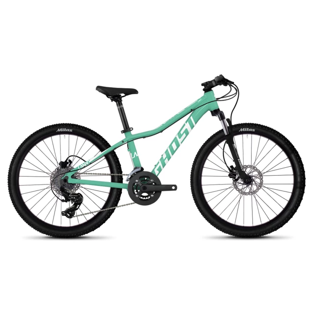 Juniorské kolo Ghost Lanao D4.4 AL 24" - model 2020 - Jade Blue / Star White