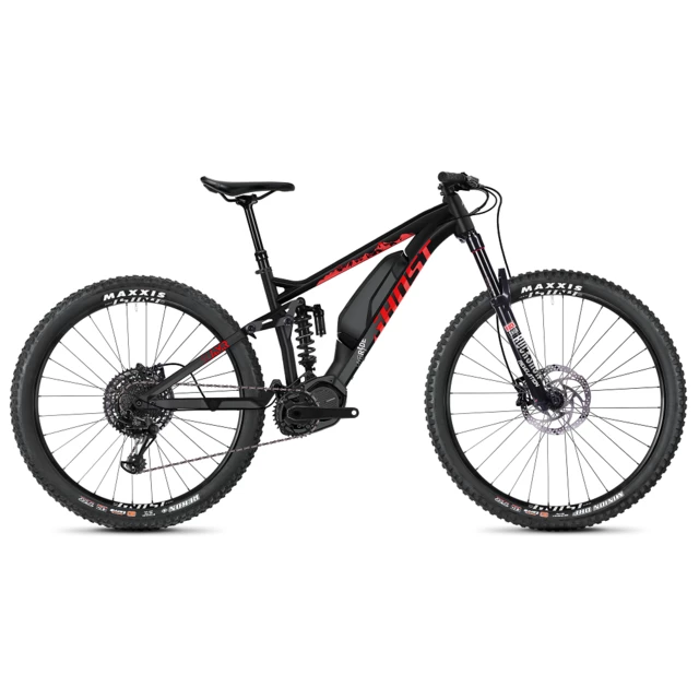 Full-Suspension E-Bike Ghost Hybride SL AMR S2.7+ AL 29” – 2020 - Night Black / Riot Red / Iridium Silver - Night Black / Riot Red / Iridium Silver