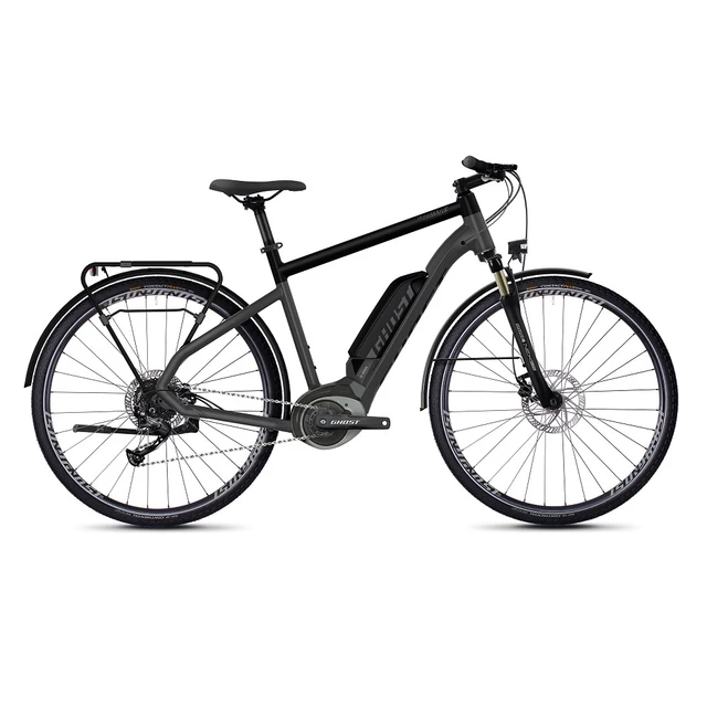 Trekking E-Bike Ghost Square Trekking B1.8 28” – 2020 - Titanium Gray/Jet Black/Iridium Silver