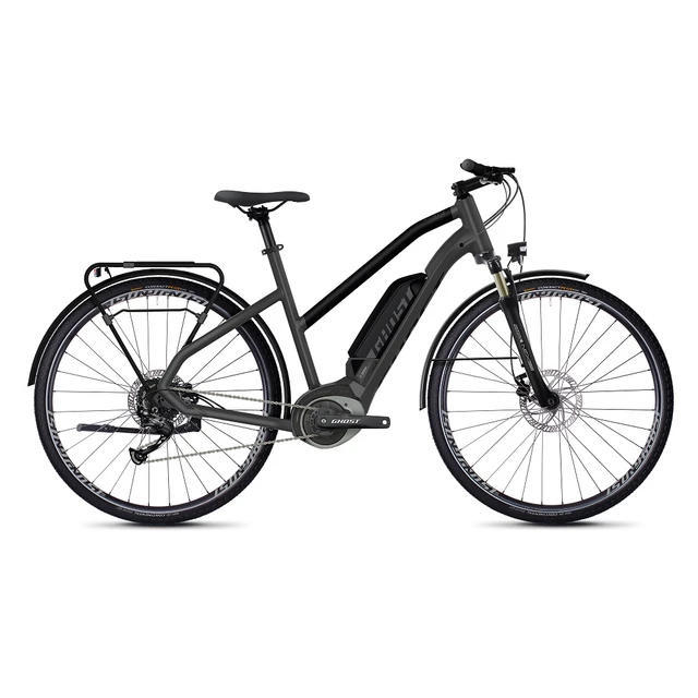 Dámsky trekingový elektrobicykel Ghost Square Trekking B1.8 Ladies 28" - model 2020 - Titanium Gray / Jet Black / Iridium Silver