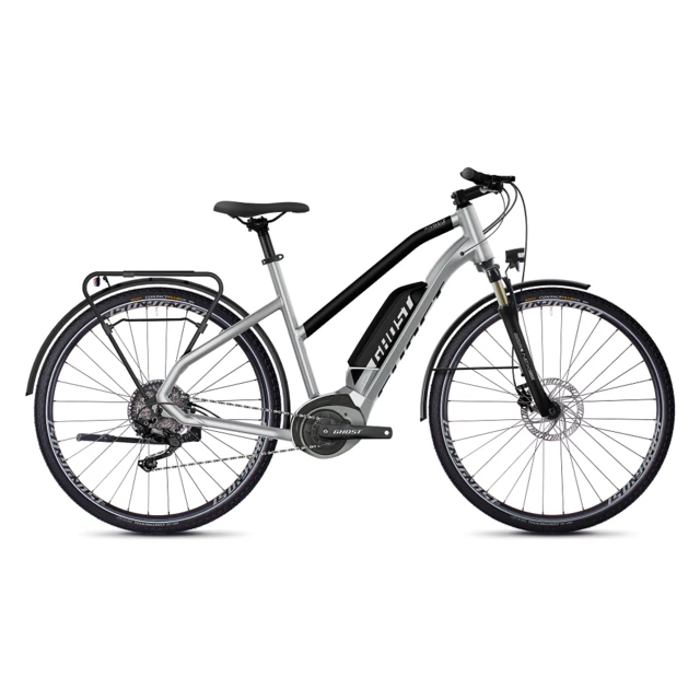 Ghost Hybride Square Trekking B2.8 Ladies 28" Damen Trekking Elektrofahrrad - Modell2020 - Iridium Silver / Jet Black - Iridium Silver / Jet Black