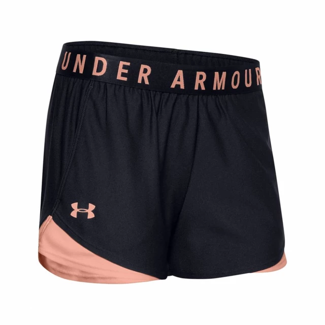 Under Armour Play Up Short 3.0 Damen Shorts - Black-Melon