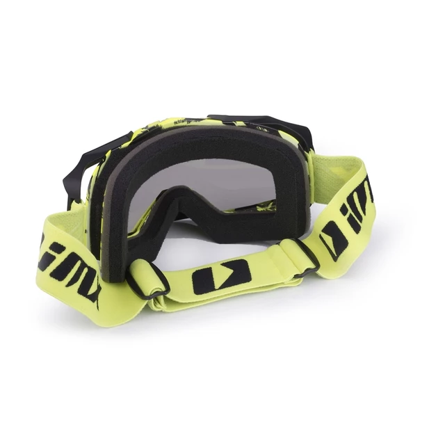 Motocross Goggles iMX Dust Graphic - Fluo Yellow-Black Matt