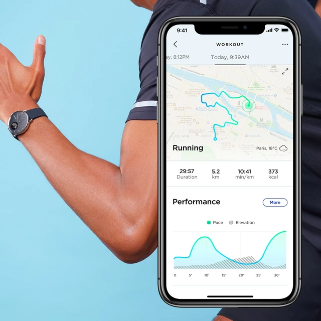 Withings Scanwatch 42mm aktivitásmérő óra fehér