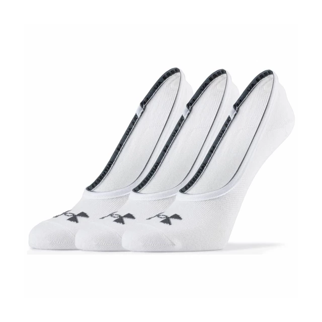 Nízké ponožky Under Armour Essential LOLO Liner 3 páry - White - White