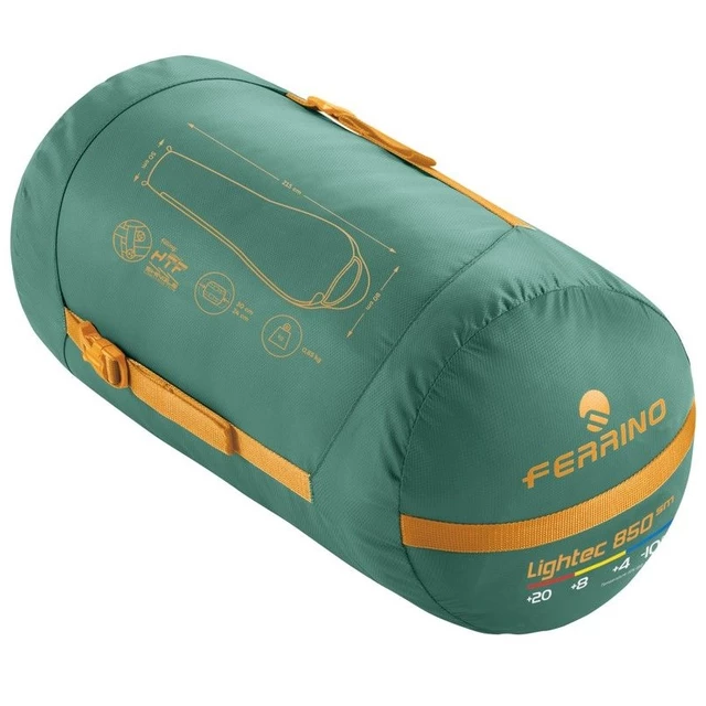 Śpiwór FERRINO Lightec 700 SQ - Zielony