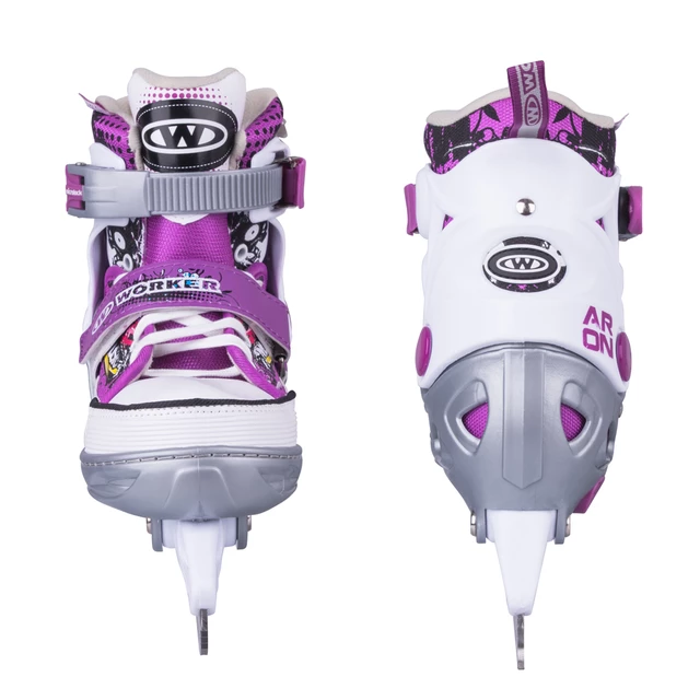 2in1 skates WORKER Aron White - XS(29-32)