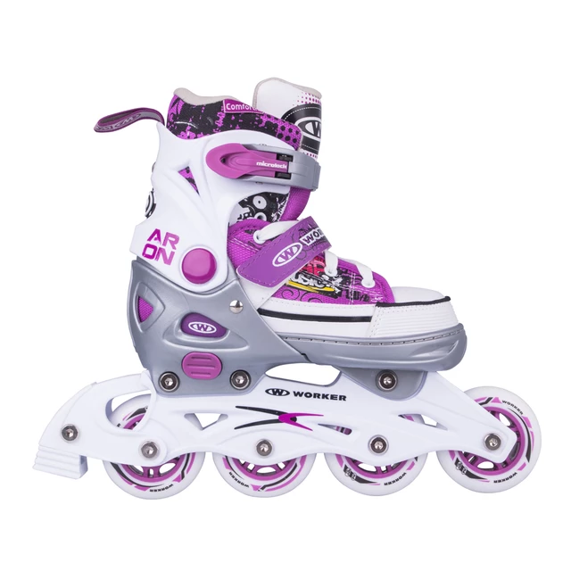 2in1 skates WORKER Aron White - XS(29-32)