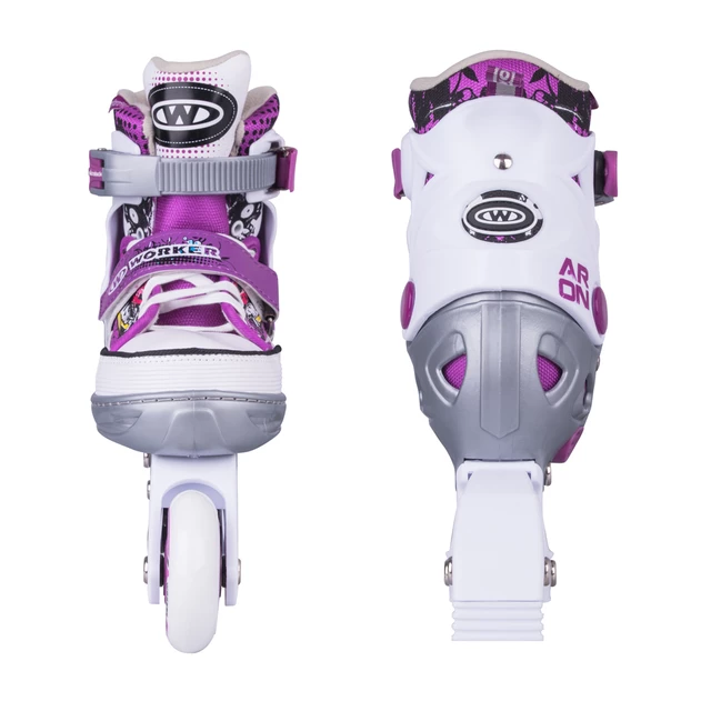 2in1 skates WORKER Aron White - XS(29-32)