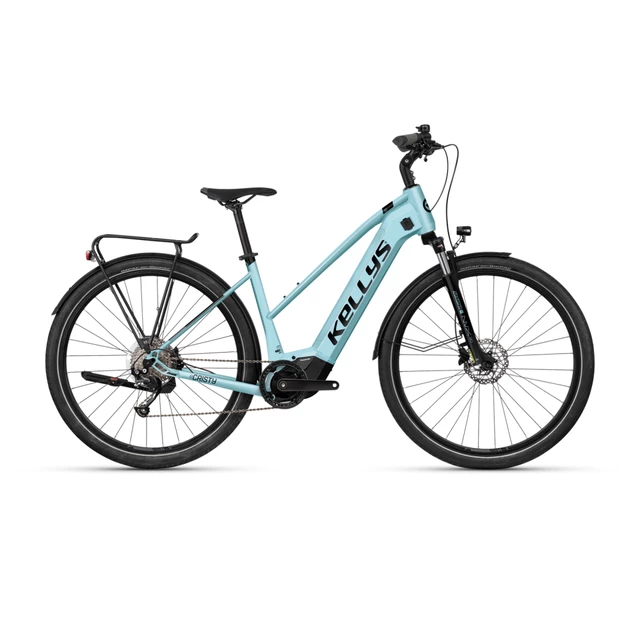 Dámsky trekingový elektrobicykel KELLYS E-Cristy 30 28" 7.0 - Grey - sky blue