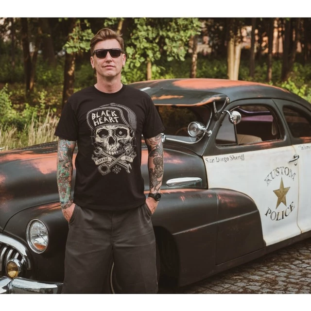 T-shirt koszulka BLACK HEART Garage Built