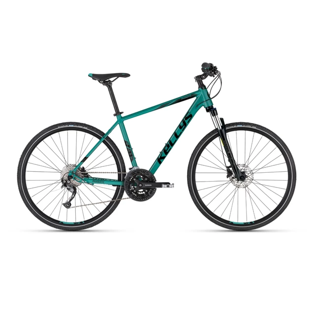 Pánsky crossový bicykel KELLYS PHANATIC 30 28" 7.0 - Grey - Teal