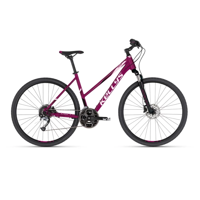 Dámsky crossový bicykel KELLYS PHEEBE 10 28" 8.0 - Raspberry - Raspberry