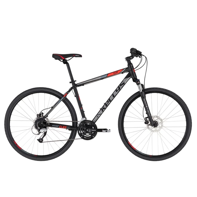 Pánsky crossový bicykel KELLYS CLIFF 90 28" 7.0 - Black Red
