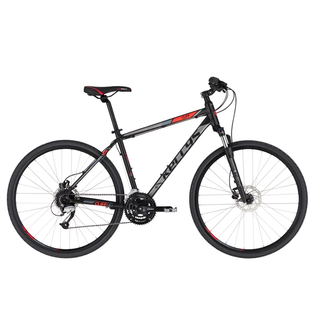 Pánsky crossový bicykel KELLYS CLIFF 90 28" 7.0 - Dark - Black Red