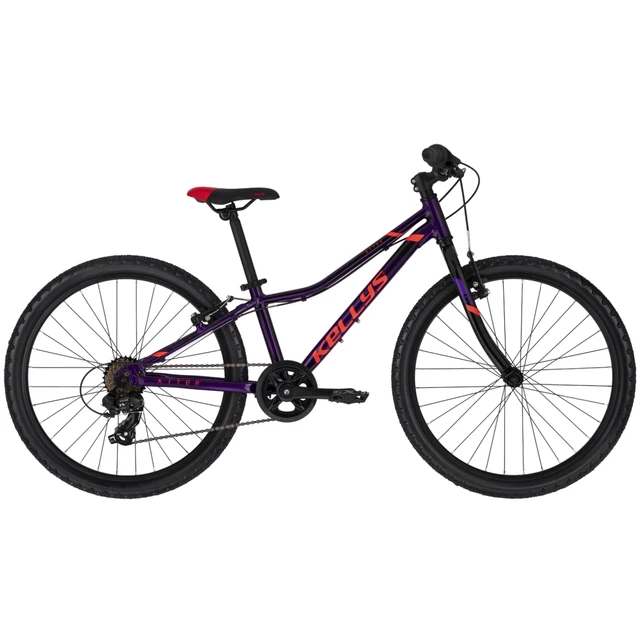 Juniorský bicykel KELLYS KITER 30 24" 7.0 - Purple