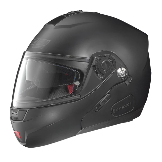 Moto helma Nolan N91 Evo Classic N-Com - Flat Black - Flat Black