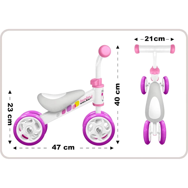 Children’s Balance Bike Skids Control Baby Walker Girl