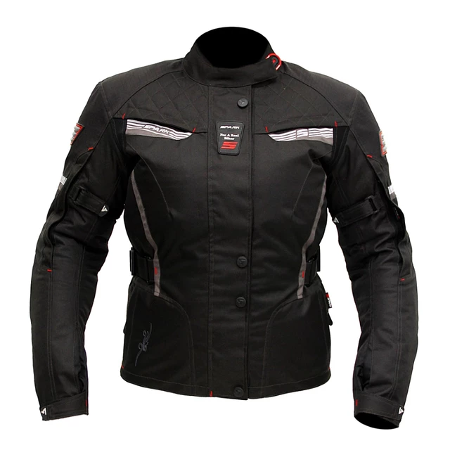 Spark Trinity Damen Motorradjacke - schwarz