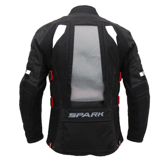 Spark Expedition Herren Textil-Motorradjacke - schwarz-fluo gelb