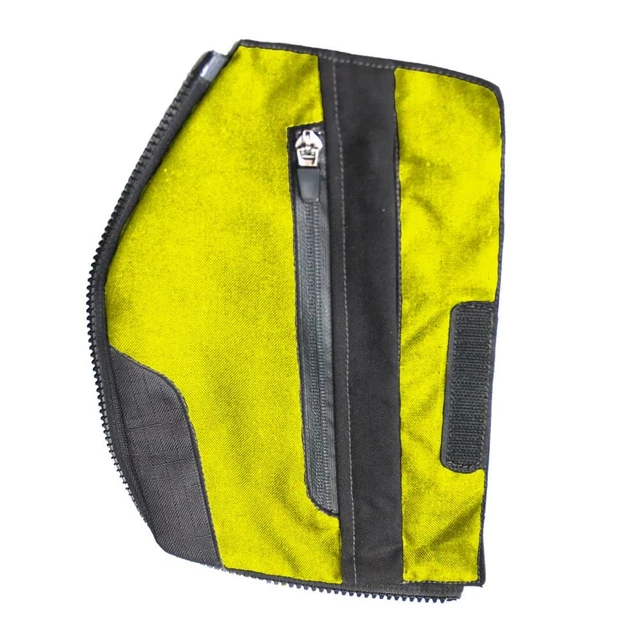 Men’s Textile Moto Jacket Spark Expedition - Black-Fluo Yellow