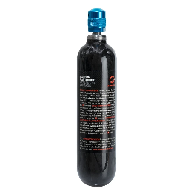 Karbónový zásobník pre lavínové batohy Mammut Carbon Cartridge 300 Non-Refillable