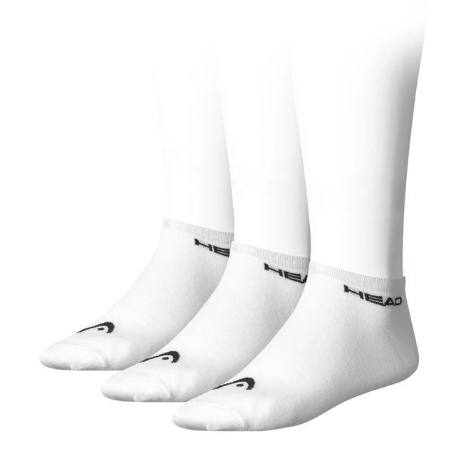 Ankle Socks Head Sneaker UNISEX – 3 Pairs - Grey-Black - White-Black