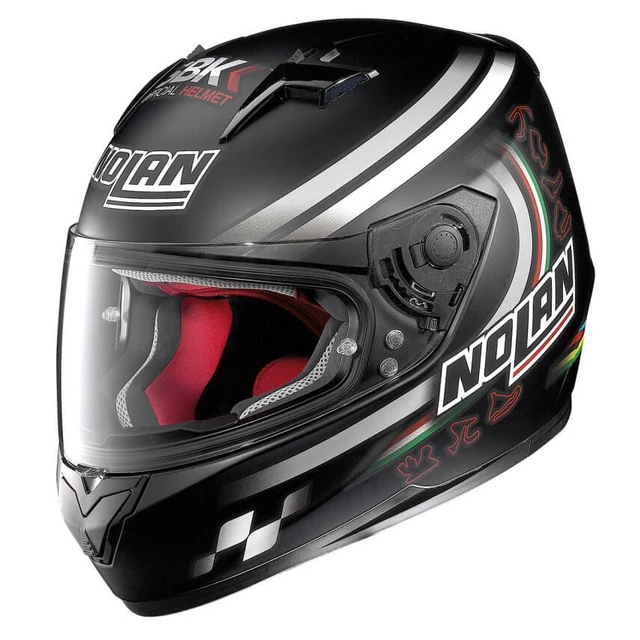 Motorcycle Helmet Nolan N64 SBK 89 Flat Black