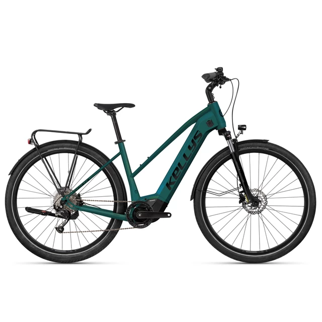 Dámsky trekingový elektrobicykel KELLYS E-Cristy 30 P 28" 8.0 - Rose Gold - Magic Green