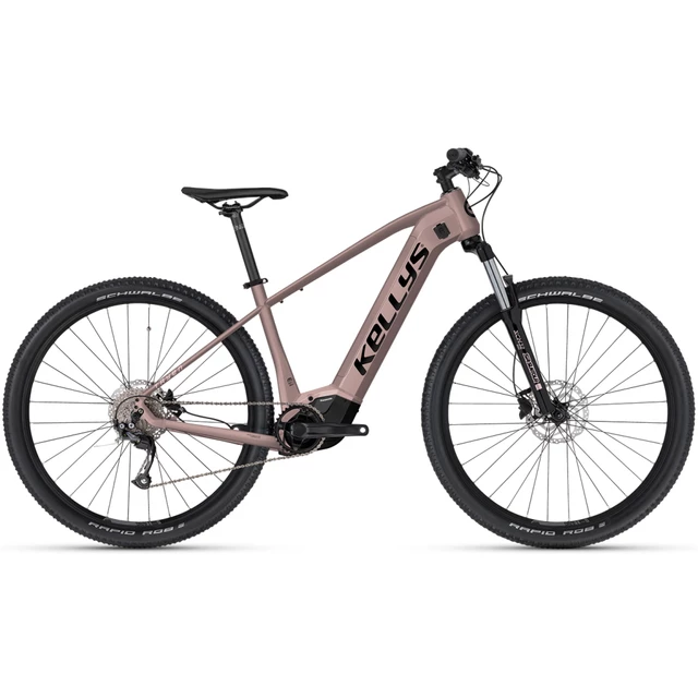 Dámské horské elektrokolo KELLYS TAYEN R10 P 27.5" - model 2023 - Azure - Rose Gold